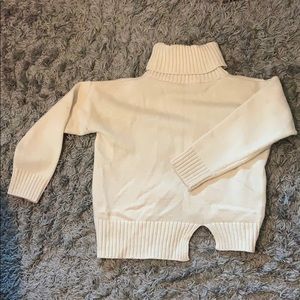 Cream turtle neck sweater